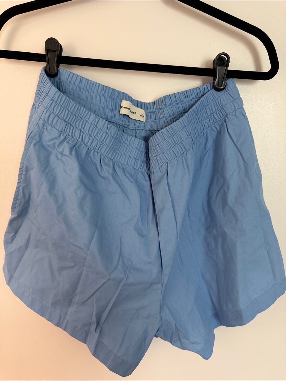 Abercrombie & Fitch Light Blue Pull-On Shorts
